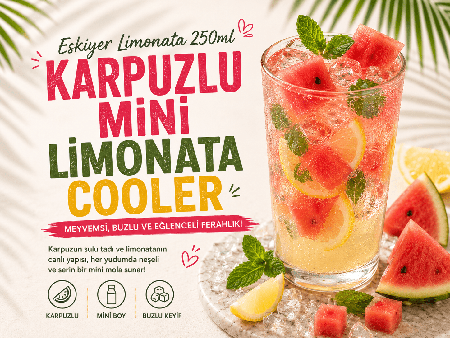 Karpuzlu Mini Limonata Cooler