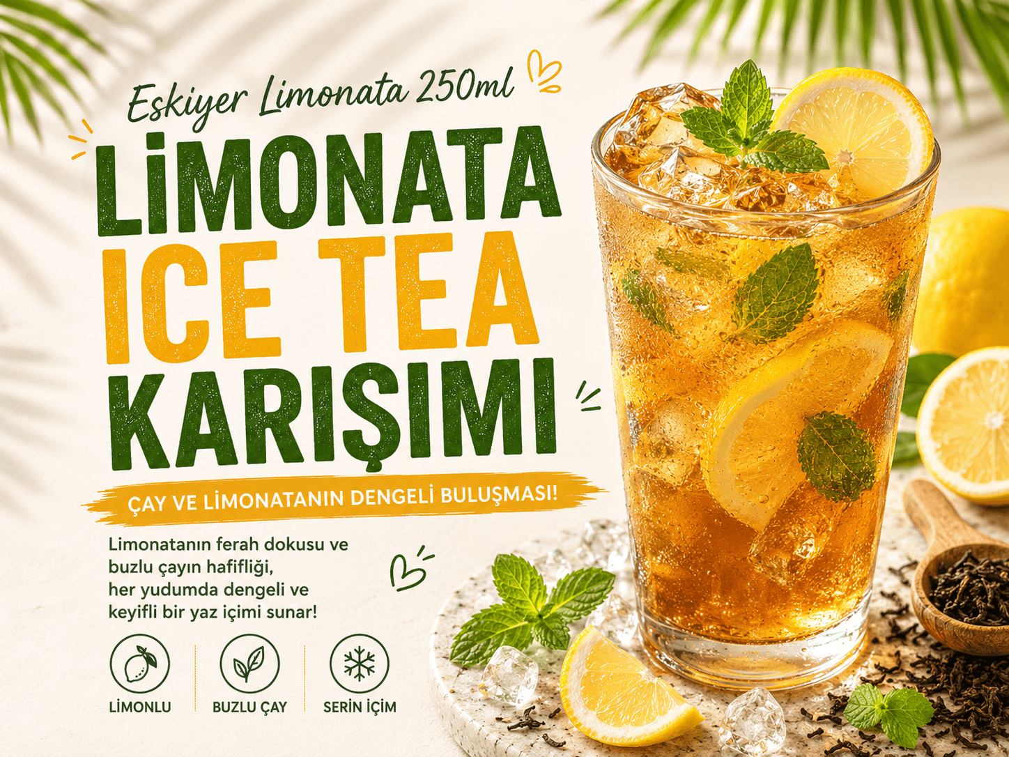Limonata Ice Tea Karışımı
