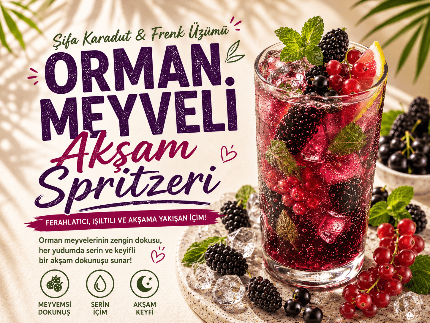 Orman Meyveli Akşam Spritzeri