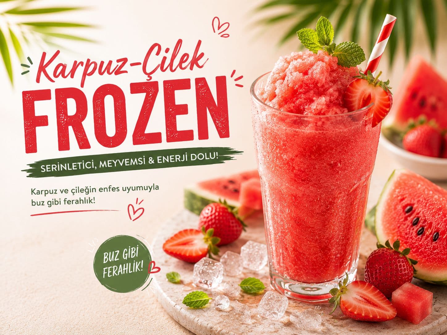 Karpuz-Çilek Frozen